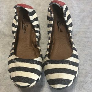 Lucky Brand erin blue size 6 ballet flats